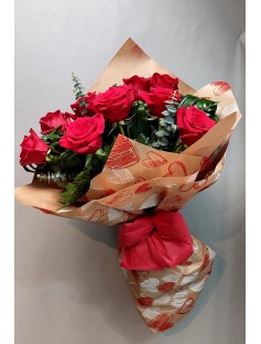 Bouquet de 12 Rosas vermelhas	